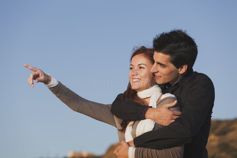 Love and affection between a young couple