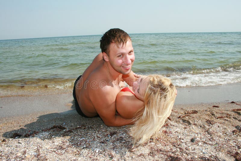 Love in beach