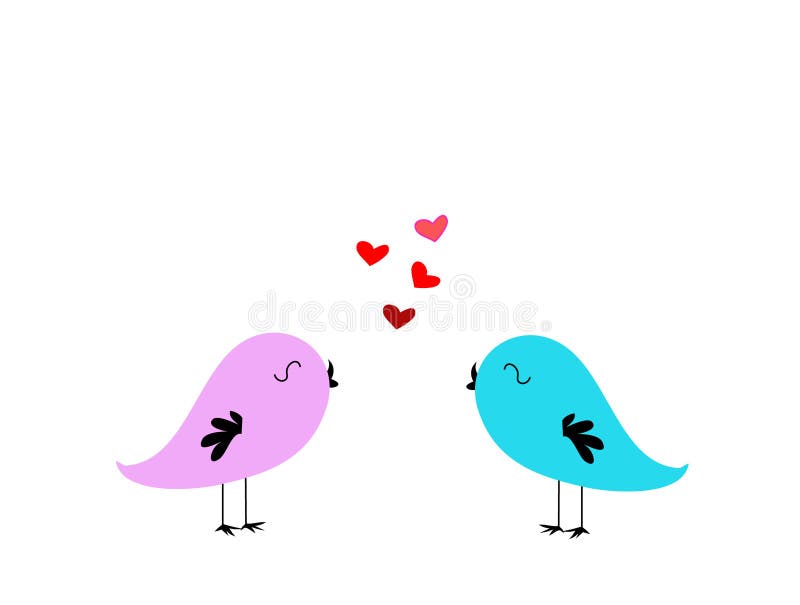 Love Birds Singing Stock Illustrations 548 Love Birds Singing Stock