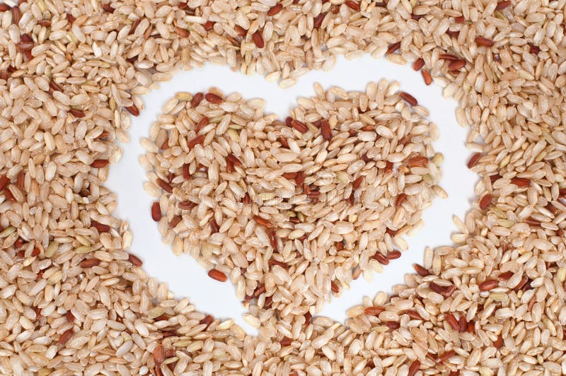 Whole Grain Brown Rice stock photo. Image of metaphors 7839434
