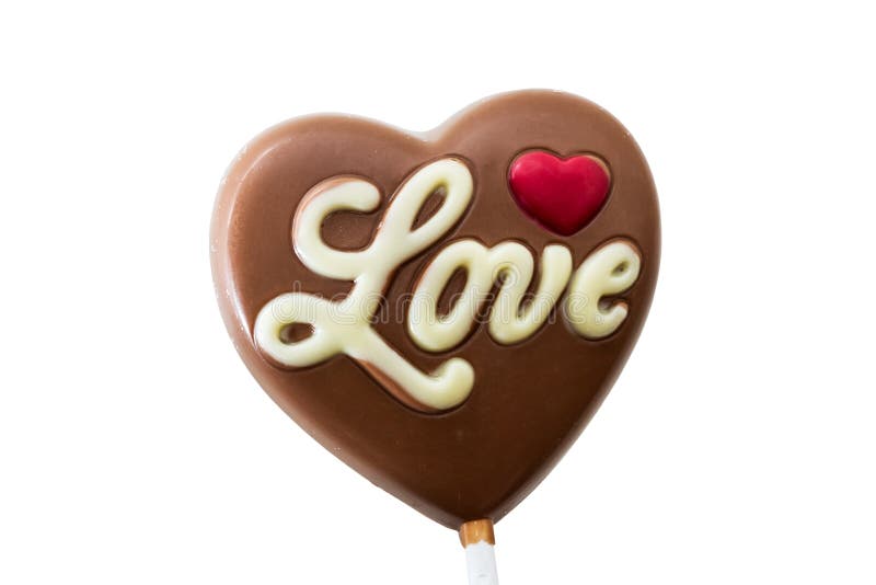 Love Chocolate Child Valentine Heart Stock Photo Image of innocent
