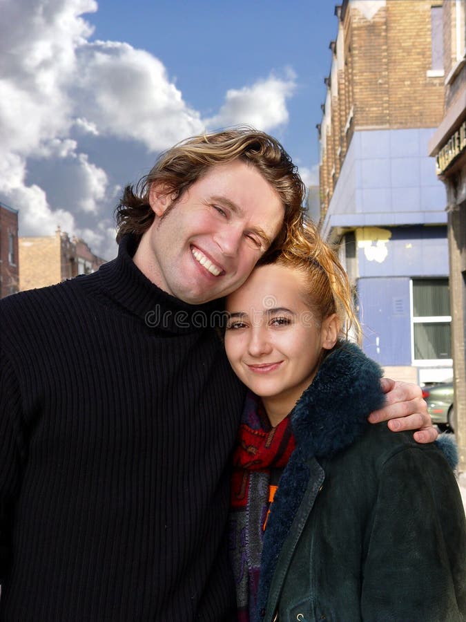 Download Love in the city stock image. Image of cute, girl, couple - 90891