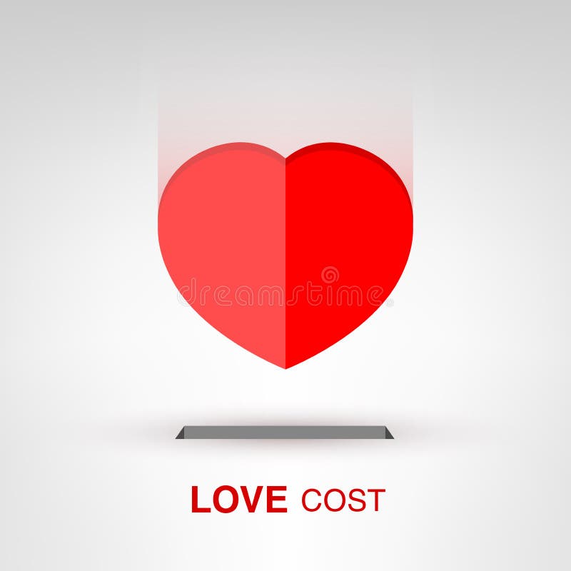 Love Cost stock vector. Illustration of romantic, bank 49868958