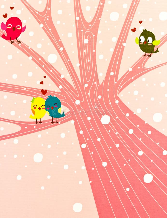 Love Couple Of Bird. royalty free stock images Love Couple Of Bird. royalty free stock images