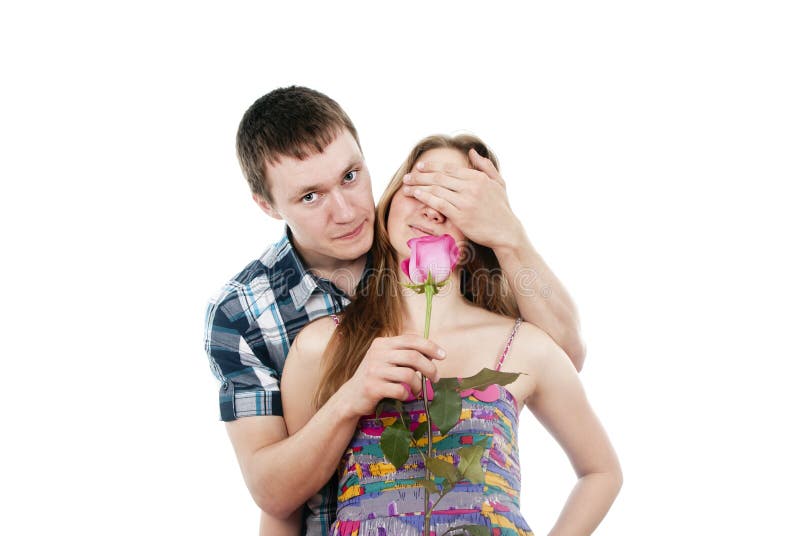In Love with a Girl and a Boy Stock Image Image of embracing, couple