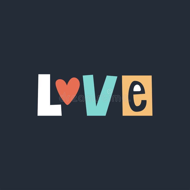 Love- gulligt, och den roliga f?rgrika handen dragit skrivar m?rka ut f?r ungar G?ra perfekt f?r barnkammare ocks? vektor f?r cor royaltyfri illustrationer Love- gulligt, och den roliga f?rgrika handen dragit skrivar m?rka ut f?r ungar G?ra perfekt f?r barnkammare ocks? vektor f?r cor royaltyfri illustrationer