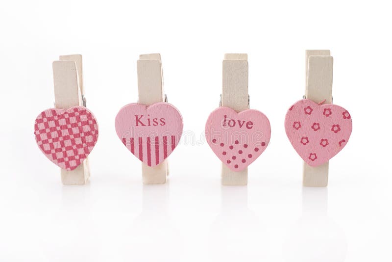 Love heart clip royalty free stock image