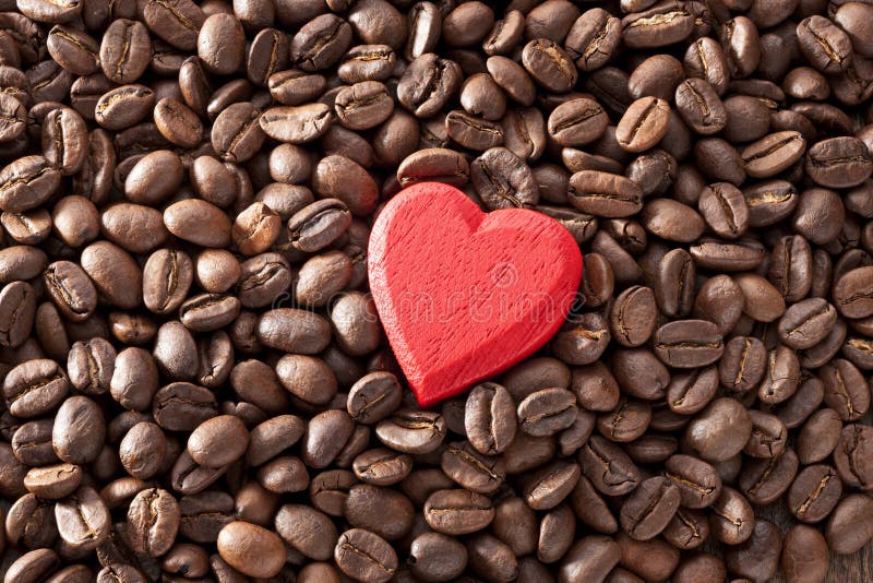 Love Heart Coffee Beans