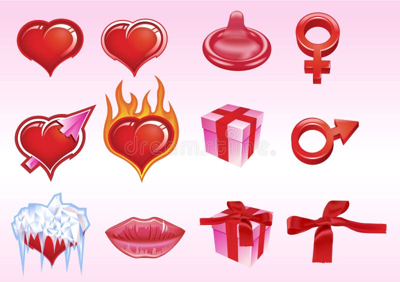 Love icon set 1