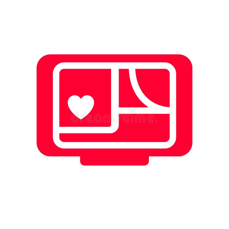 Love icon or Valentine`s day sign designed for celebration royalty free illustration Love icon or Valentine`s day sign designed for celebration royalty free illustration