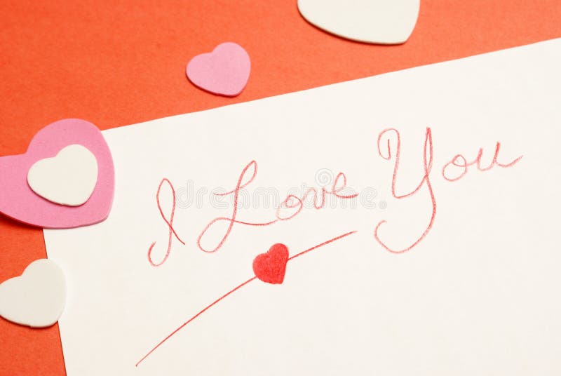 A nice love letter written by hand to that special someone.