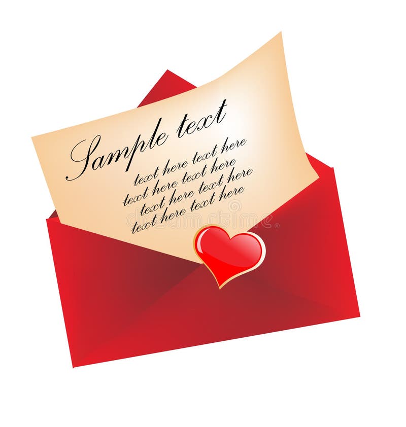 Love Letter Stock Illustrations – 235,947 Love Letter Stock