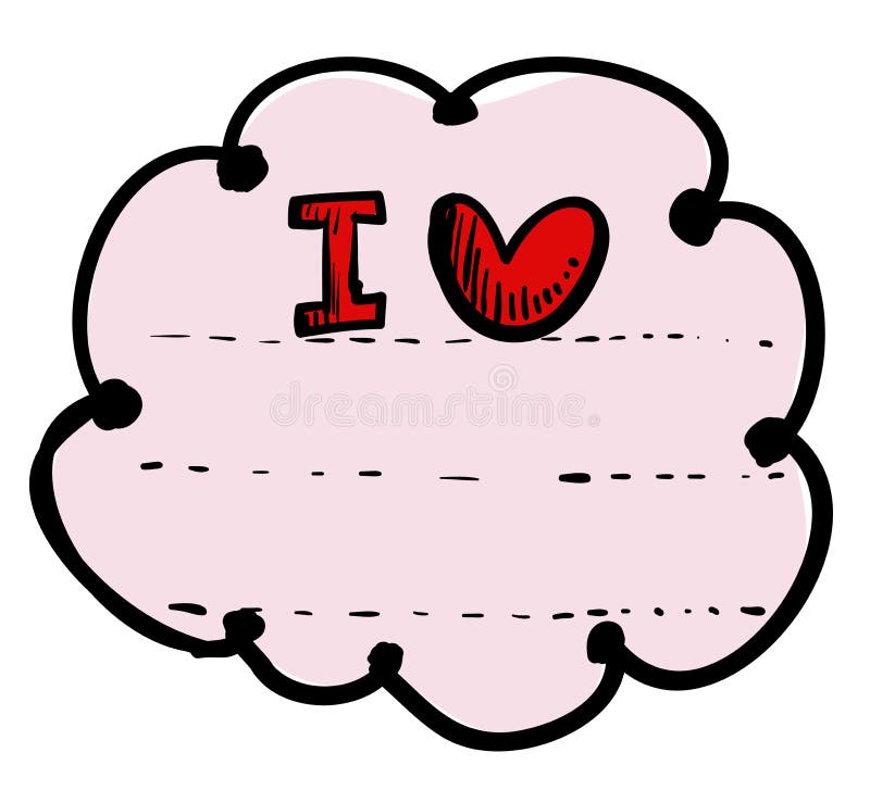 Love Letter royalty free illustration