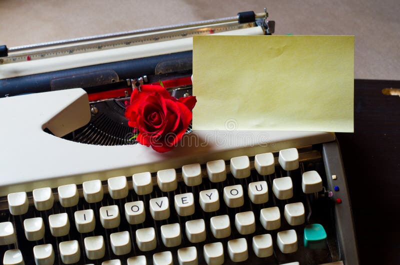 Love Letters stock image. Image of keys, blank, paper 49023937