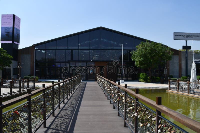 Love Lock Bridge Promise Bridge at Last Exit Al Khawaneej in Dubai