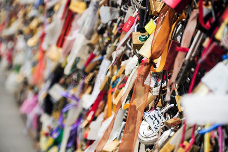 Love locks editorial image. Image of loyalty, love, icon 51317165