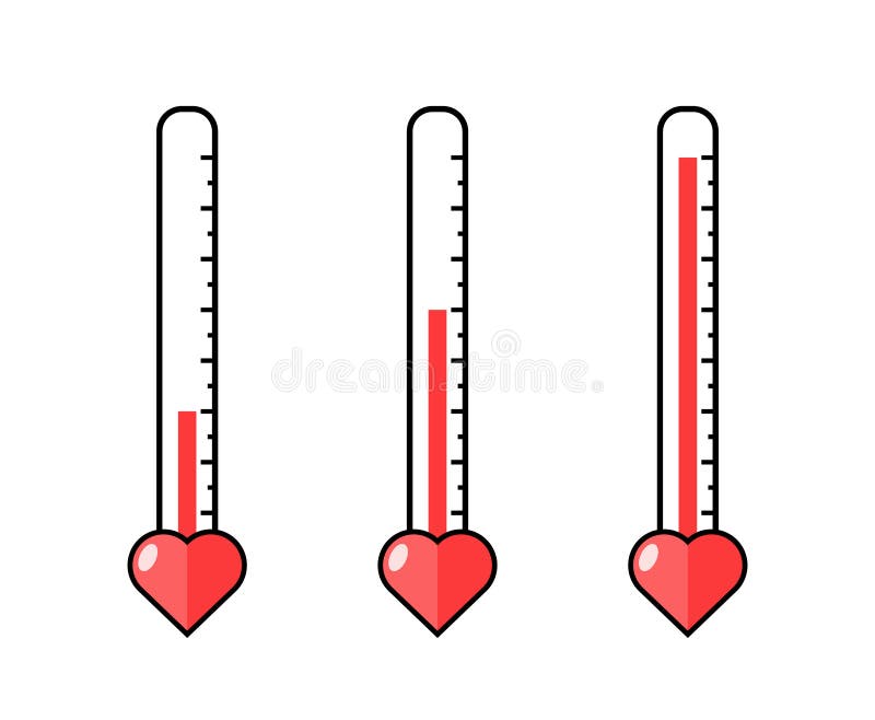 geweten Slang converteerbaar Love Meter Heart Indicator. Love Day Full Test Valentine Background Card  Progress Stock Vector - Illustration of minimal, health: 158605790