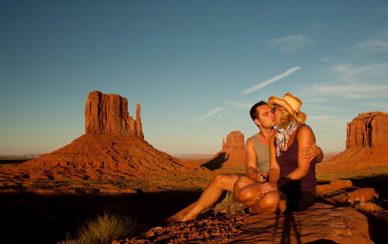 Love in monument valley