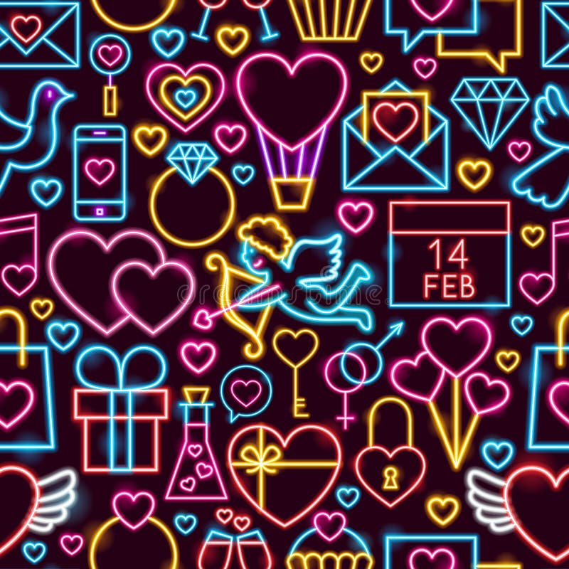 Download Love Is Love Neon Pride Rainbow Wallpaper