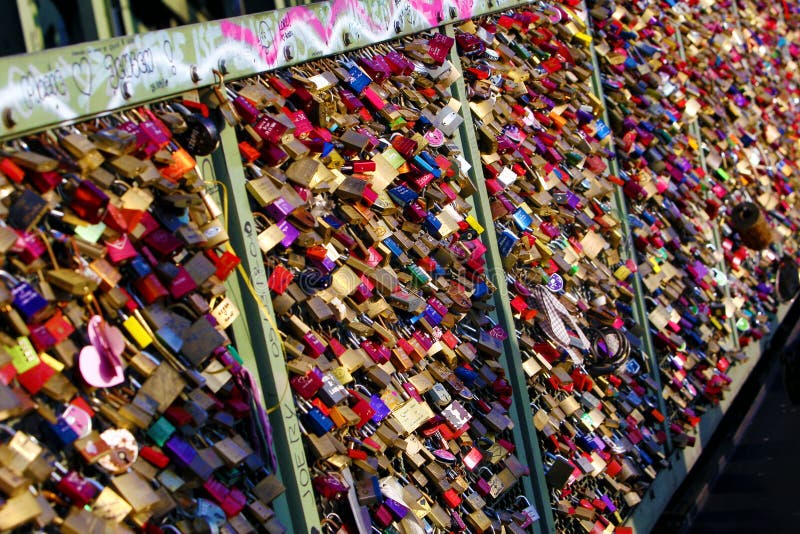 Love padlocks stock image. Image of love, colored, padlocks 23826131