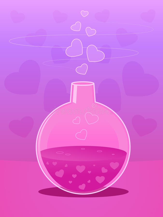 Love Potion stock vector. Illustration of cure, potion - 19771744