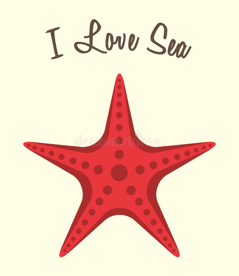 Detailed Colorful Illustration. Under Water Sea Life Stock Vector