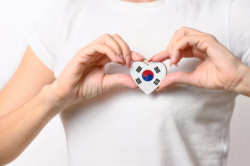 photo South Korean Symbol For Love dreamstime com