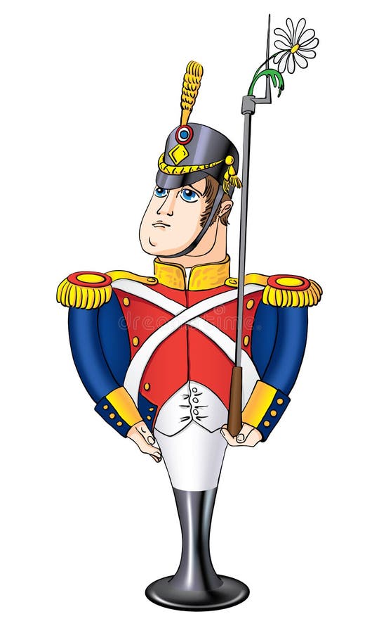 In Love the Steadfast Tin Soldier Stock Vector - Illustration of ...