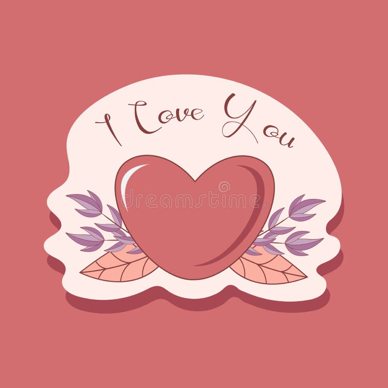 I love you in the form of heart Stock Vector Image & Art - Alamy