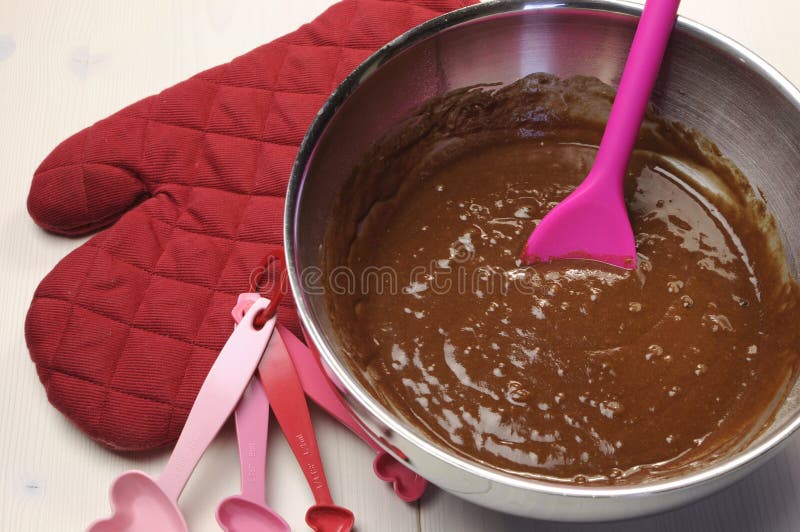 Love themed chocolate cake mix and baking accessories.