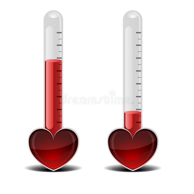 Love Thermometer stock illustration. Illustration of instrument 29159541
