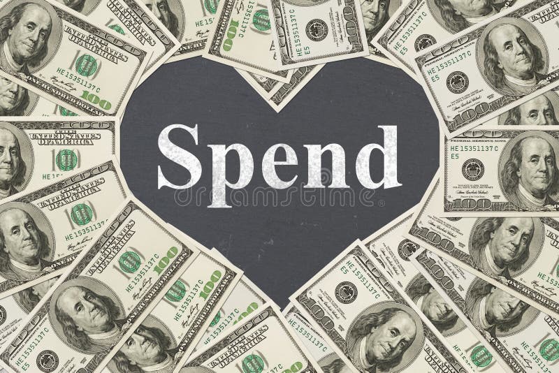 The love to spend money message