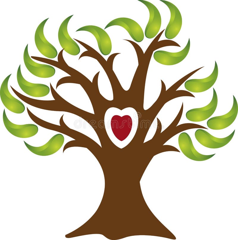 Download Love Tree Logo Stock Vector - Image: 41415683