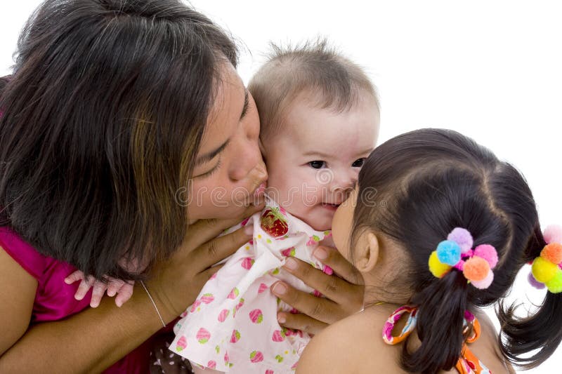 Lovely asian family