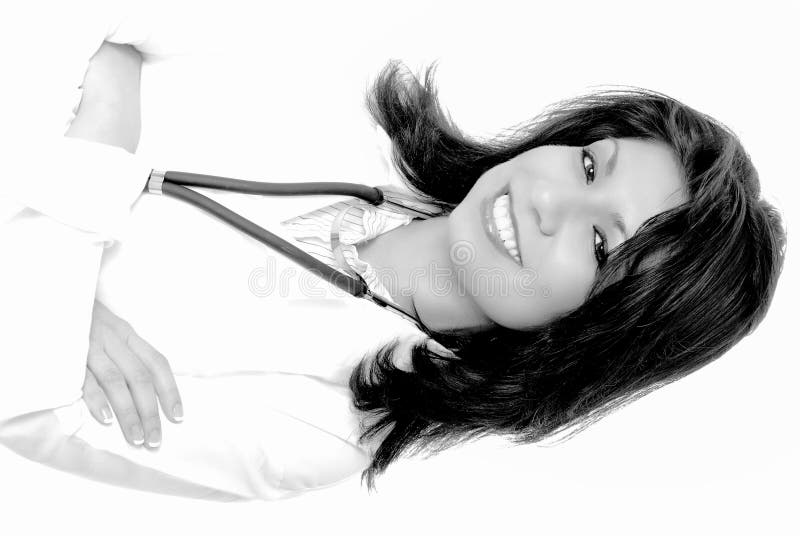 Lovely Brunette Latina Doctor Or Nurse Stock Image Image Of Lady