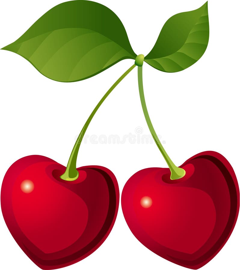 Cherry Hearts Love Icon. Relationship Symbol. Royalty Free SVG, Cliparts,  Vectors, and Stock Illustration. Image 34370097.