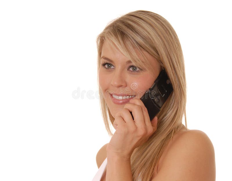 Lovely Girl on Cell Phone