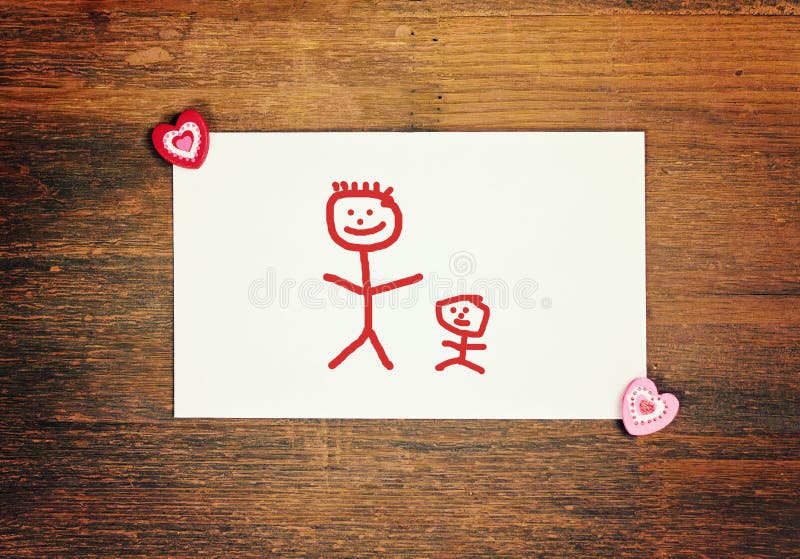 Lovely greeting card - happy fathers day