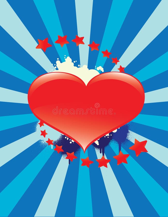 Lovely heart background