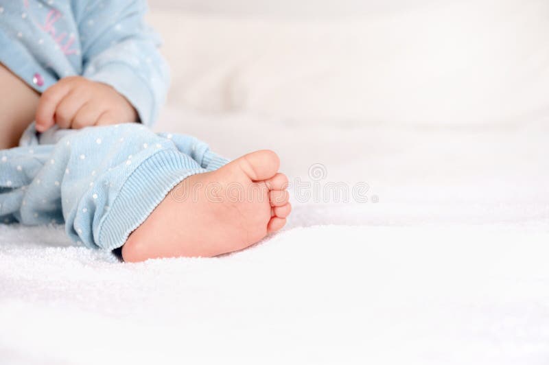 Lovely infant foot stock image Lovely infant foot stock image
