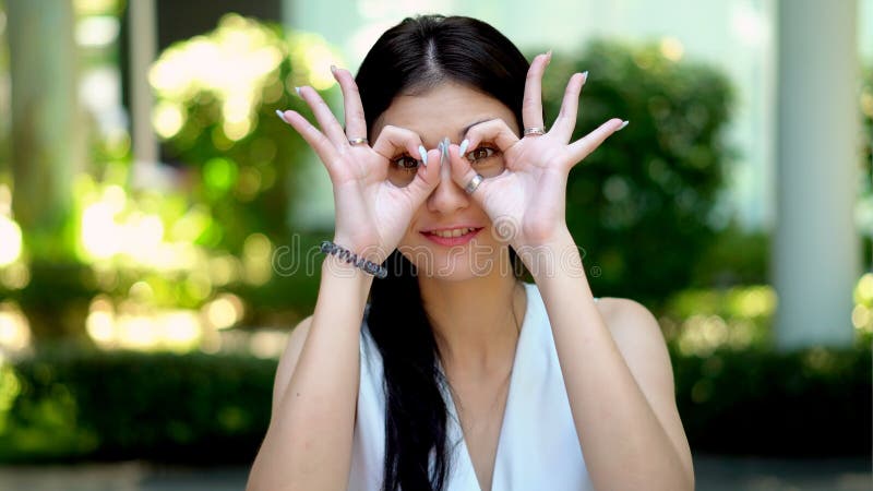Lovely Woman Make Funny Post with Two Hand Sign OK Stock Photo - Image of greeting, cute: 179816656 Lovely Woman Make Funny Post with Two Hand Sign OK Stock Photo - Image of greeting, cute: 179816656