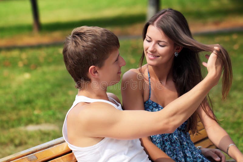 Beautiful Young Girl Giving Piggyback Ride To Stock Photo - Image of  beauty, good: 43889816