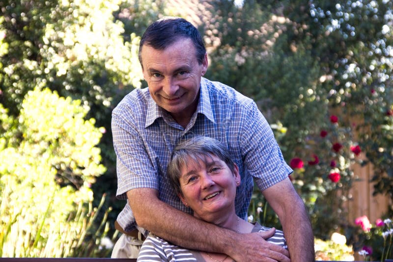 Loving Elderly Couple