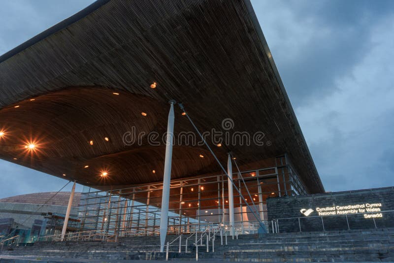 Low Angle Cardiff Bay National Assembly for Wales