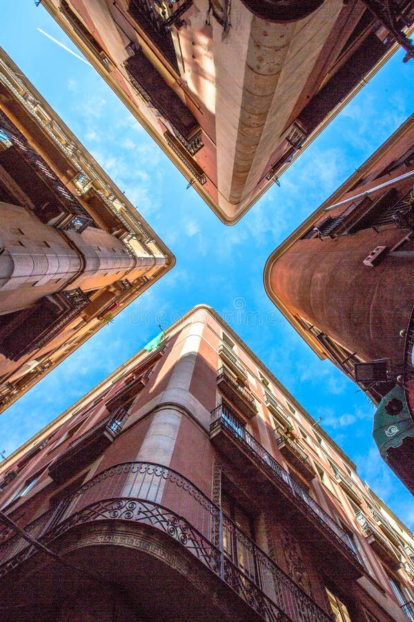 Low Angle Photo Of Four Brown Concrete Buildings Free Public Domain Cc0 Image