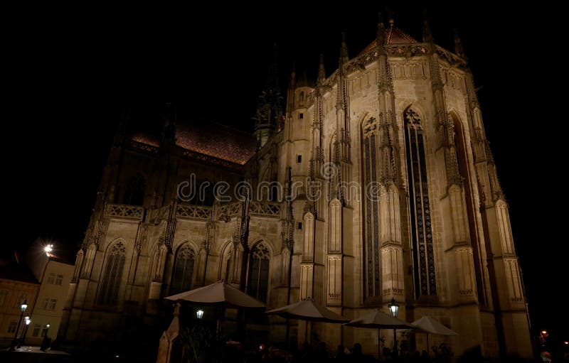 Gothic St Elisabeth Cathedral in Kosice, Slovakia