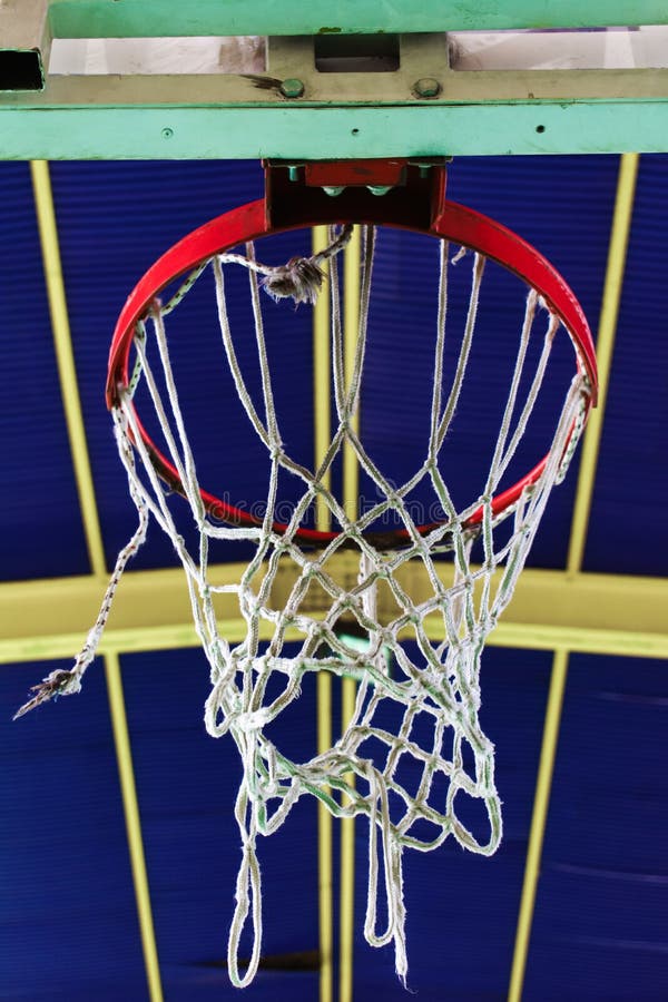 Basketball Hoop Shot From Above Stock Image Image of leisure, goal 150982951