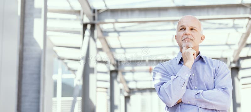 Low angle view of senior man royalty free stock photos Low angle view of senior man royalty free stock photos