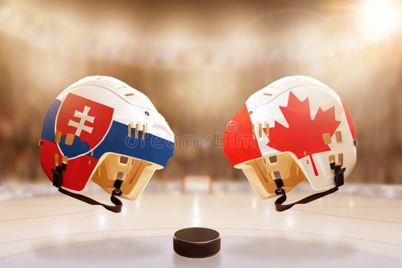 Famous Ice Hockey Rivalry Between Slovakia and Canada