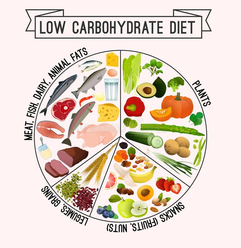 Low Carbohydrate Diet Poster Stock Vector Illustration Of low-carbohydrate-diet-poster-stock-vector-illustration-of
